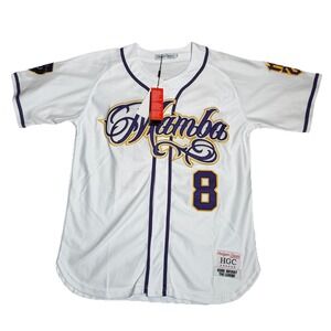 Kobe Bryant Baseball Jersey Mens Large Headgear Classics #24 #8 Black Mamba New